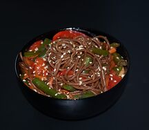 Соба с овощами