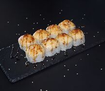 Запеченный лосось терияки