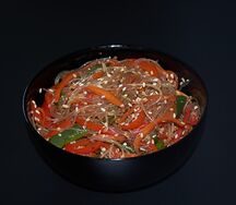 Фунчоза с овощами