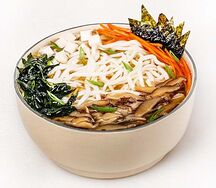 Рамен вегетарианский с грибами шиитаке