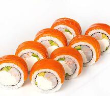 Ролл Филадельфия с тигровой креветкой гранд