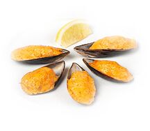 Мидии запеченные