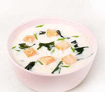 Сливочный с лососем