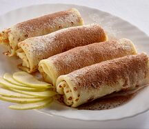 Блинчик с яблоком