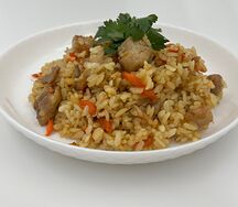 Плов с курицей домашний