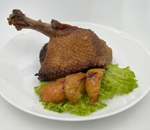 Утка запеченная кусочками