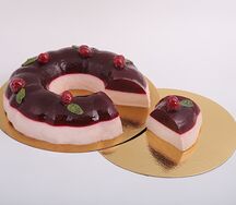 Малиново-мятный баварец