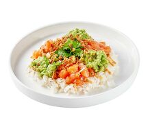 Донбури с лососем