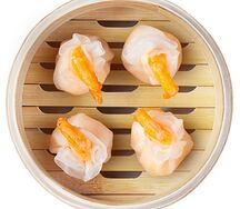 Дим-самы с крабом и креветкой