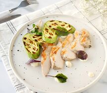 Куриное филе с кабачками гриль