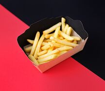 Картофель фри с сырным соусом