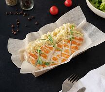 Филе курочки со сливочным булгуром