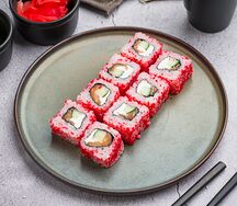 Ролл Калифорния с лососем