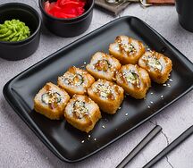 Ролл Темпура с окунем