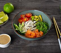 Поке с лососем