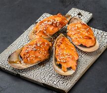 Мидии в створке