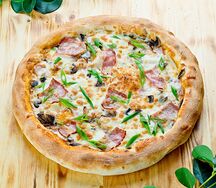 Бекон и грибы