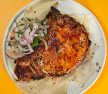 Шашлычок из свиных краешков