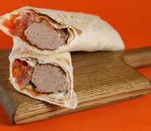 Люля-кебаб в лаваше с бараниной 