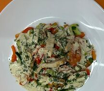 Салат Куриный с овощами