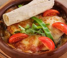 Баклажаны с сыром сулугуни
