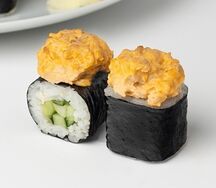 Запечённая лава с тунцом