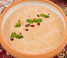 Крем-суп из нута и красной фасоли