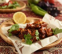 Куриные крылышки в глазури