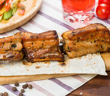 Шашлык из свиных ребрышек по-королевски