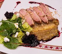 Салат с уткой