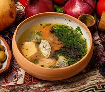 Рыбный суп с семгой