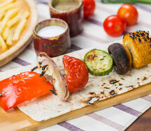 Микс из овощей на мангале