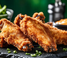 Крылышки куриные жареные