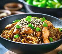 Вок Соба с курицей