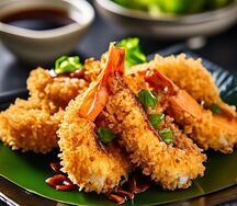 Креветки в темпуре