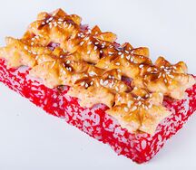 Ролл Калифорния, запеченная с креветками