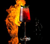 Лимонад малиновый