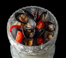 Мидии в сливочном соусе из тархуна