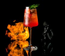 Лимонад клубничный