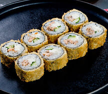 Жареный ролл Сяке Темпура