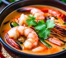 Том Ям с морепродуктами