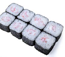 Ролл классика с креветками