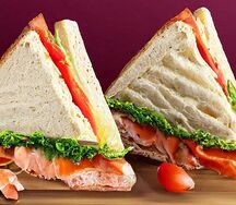 Кастор Сэндвич с лососем