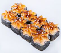 Ролл запеченная классика с лососем