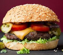 Бургер с говядиной