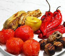 Овощи на мангале
