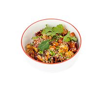 Креветки с хрустящим перцем и арахисом