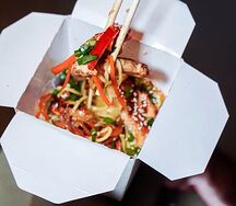 Удон с курицей