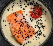 Суп Сливочный с лососем