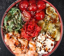 Поке с креветками